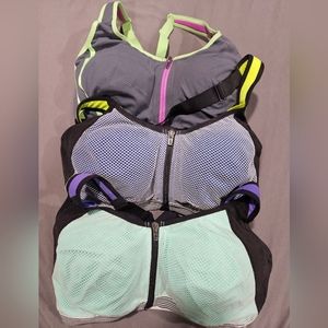 Three pack Victoria's secret sport knockout bra 36DDD